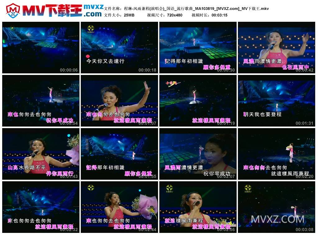 程琳-风雨兼程(演唱会)_国语_流行歌曲_MA103819